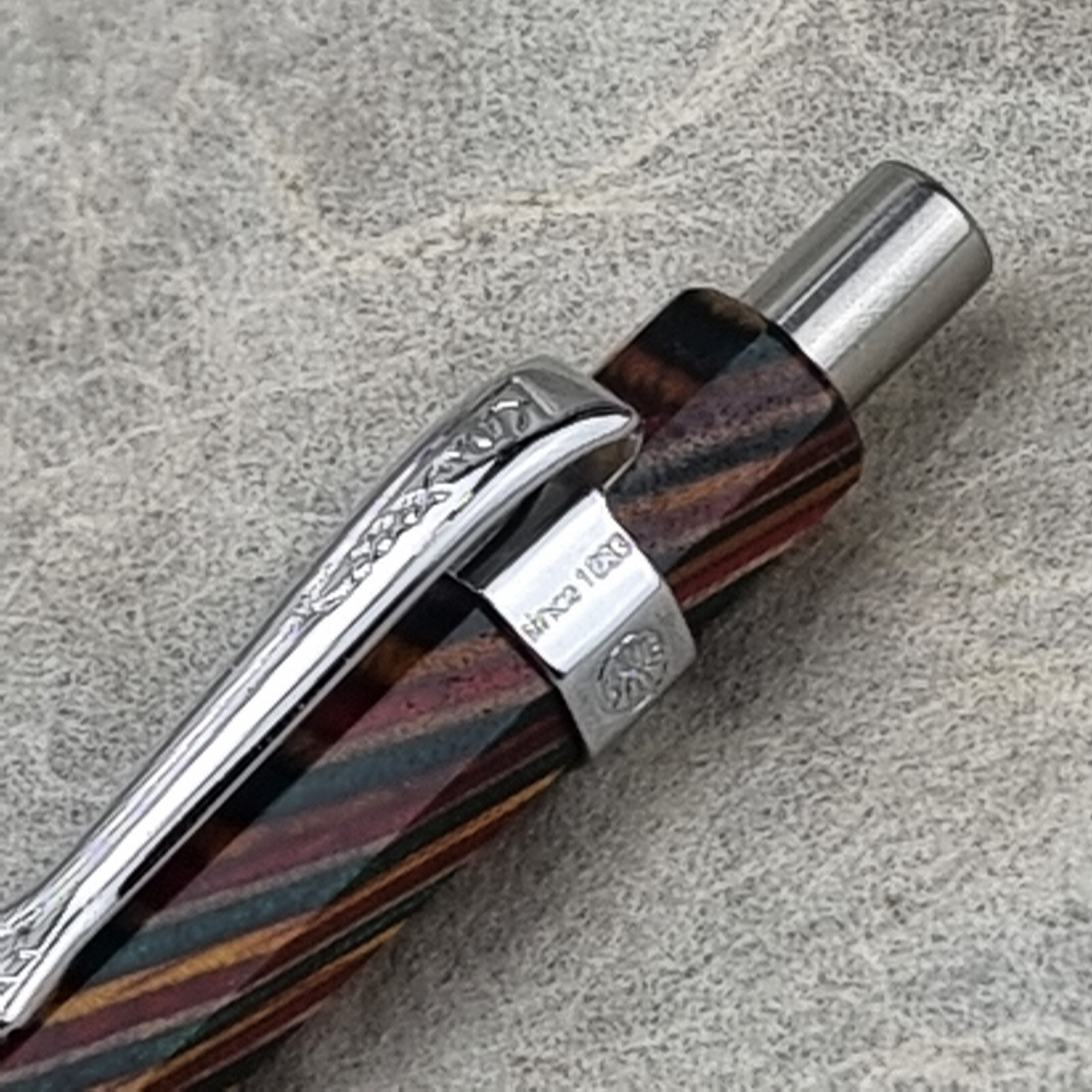 Hand Crafted Pentel P-205(0.5mm) Mechanical Pencil with Octagonal Wood Barrel