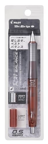PILOT Dr. Grip CL Play Balance Mechanical Pencil, 0.5mm, Clear Red, HDGCL70RCR