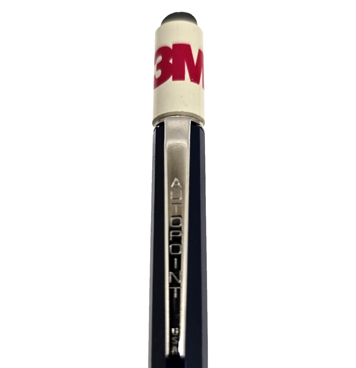 Vintage Autopoint Mechanical Pen 3M Advertising Blue & White w/ Red Letters (E10