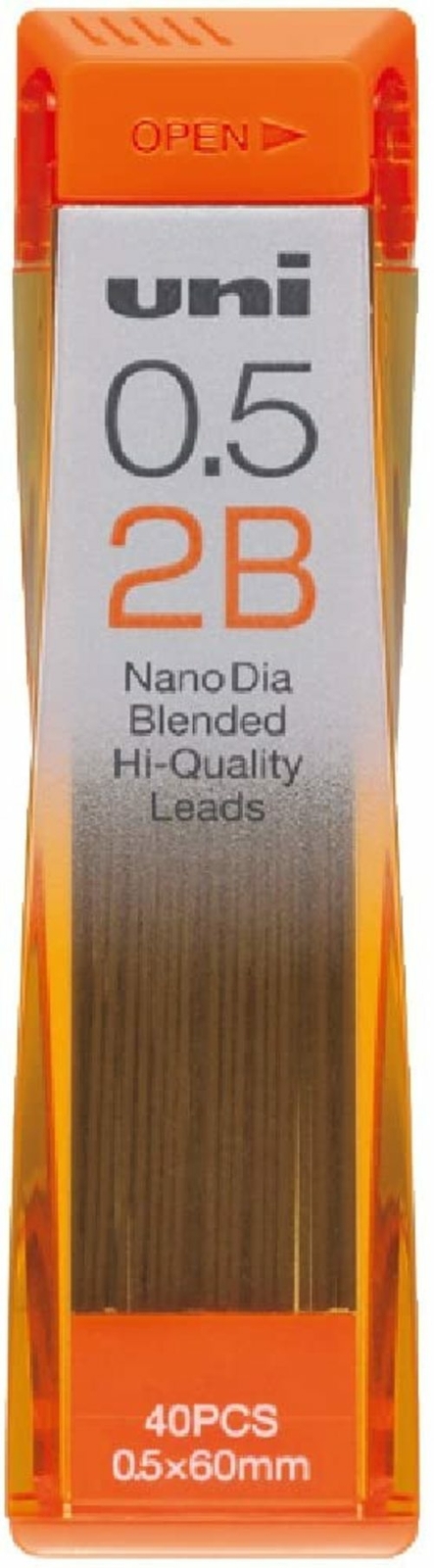 Uni Nanodia Machanical Pencil 0.5 mm Lead Pack of 3 2B U05202ND3P2B