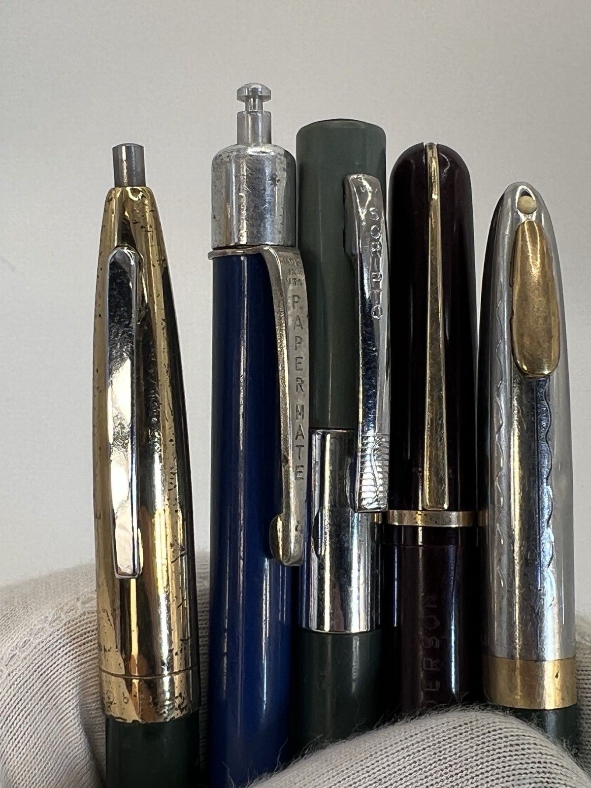 Vintage Pen & Mechanical Pencil Lot 21pc Parker PaperMate Scripto USA