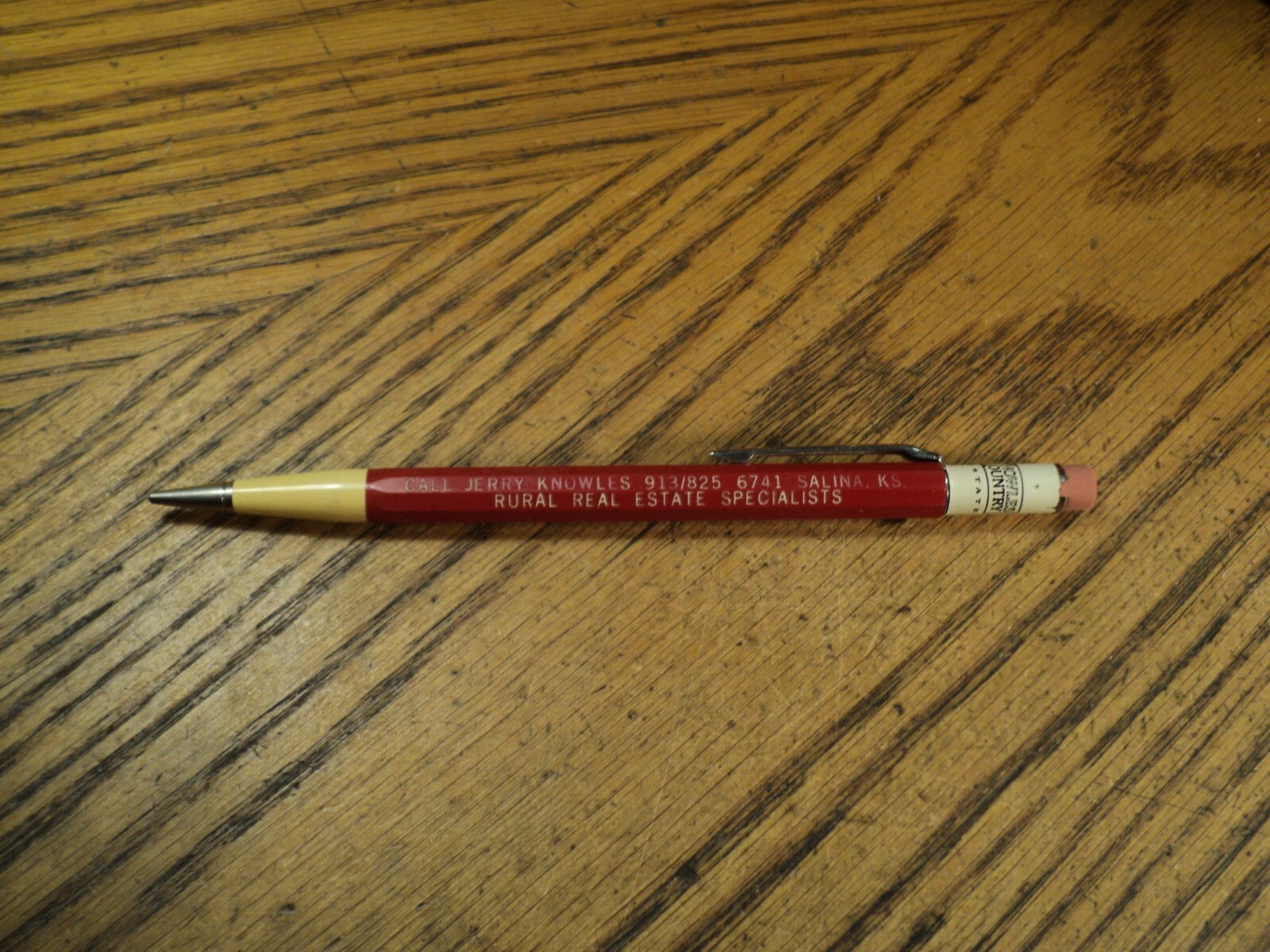 Vintage Autopoint Mechanical Pencil Jerry Knowles Knowles Country Real Estate
