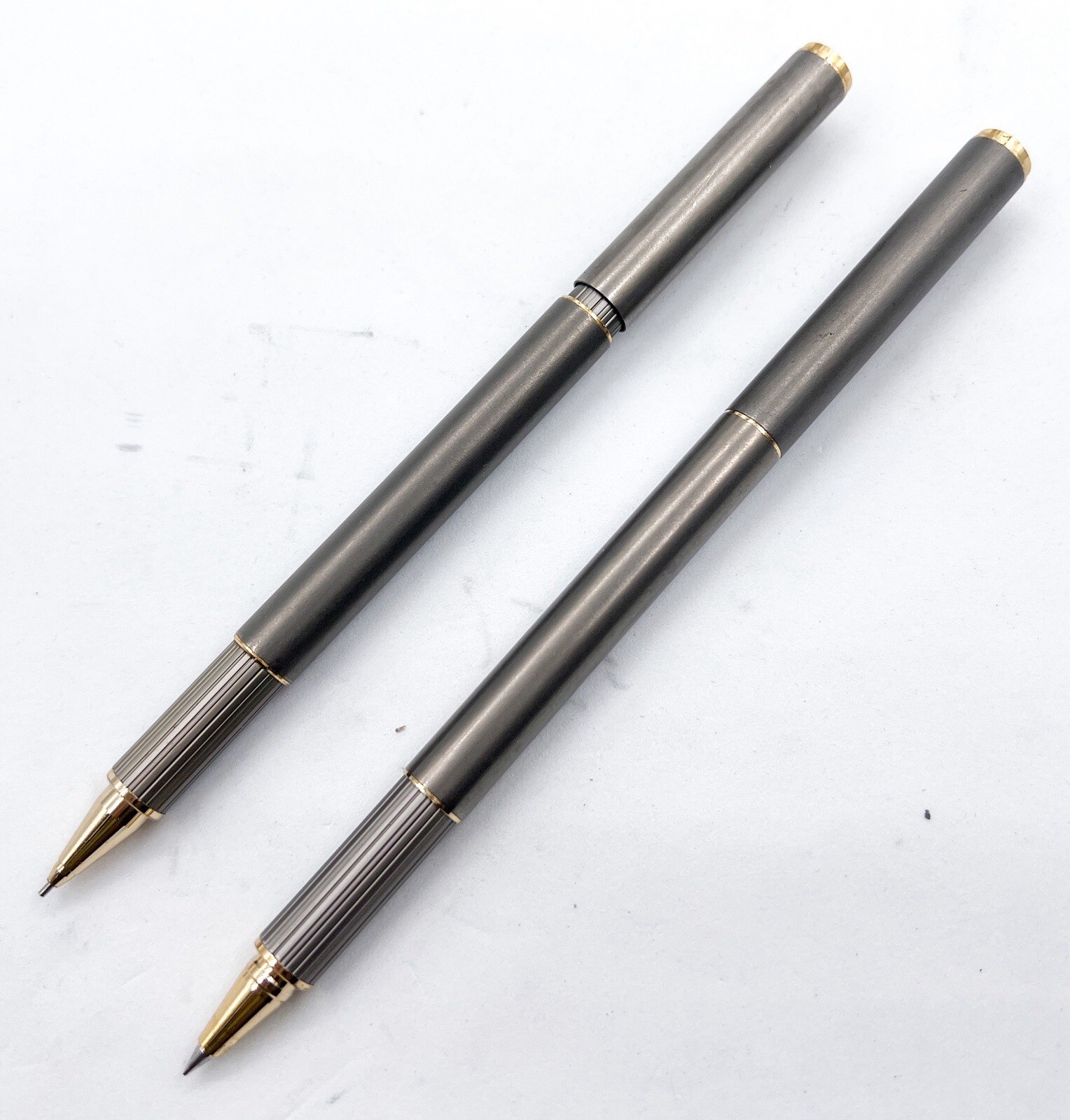 OHTO Titan Titanium alloy Mechanical Pencil & Rollerball Pen