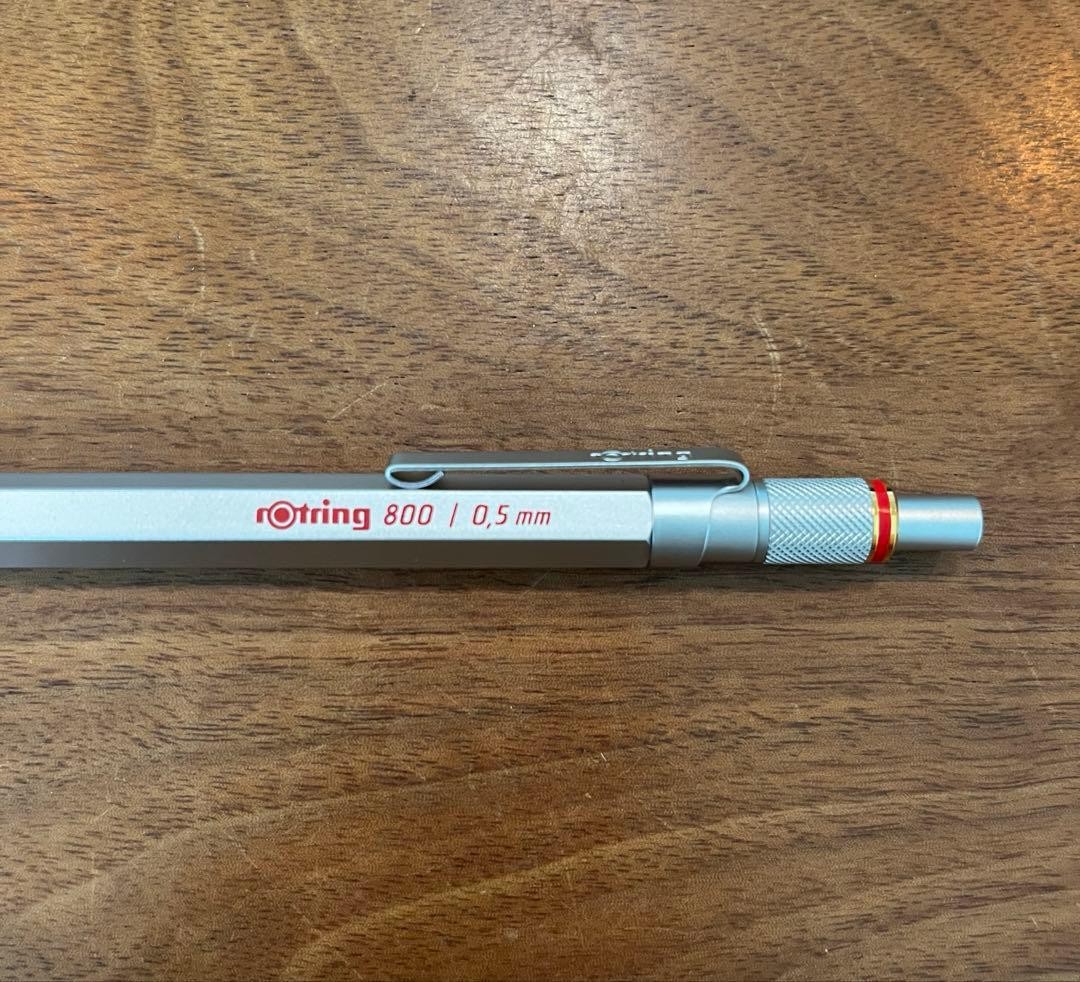rotring 800 0.5mm mechanical pencil silver