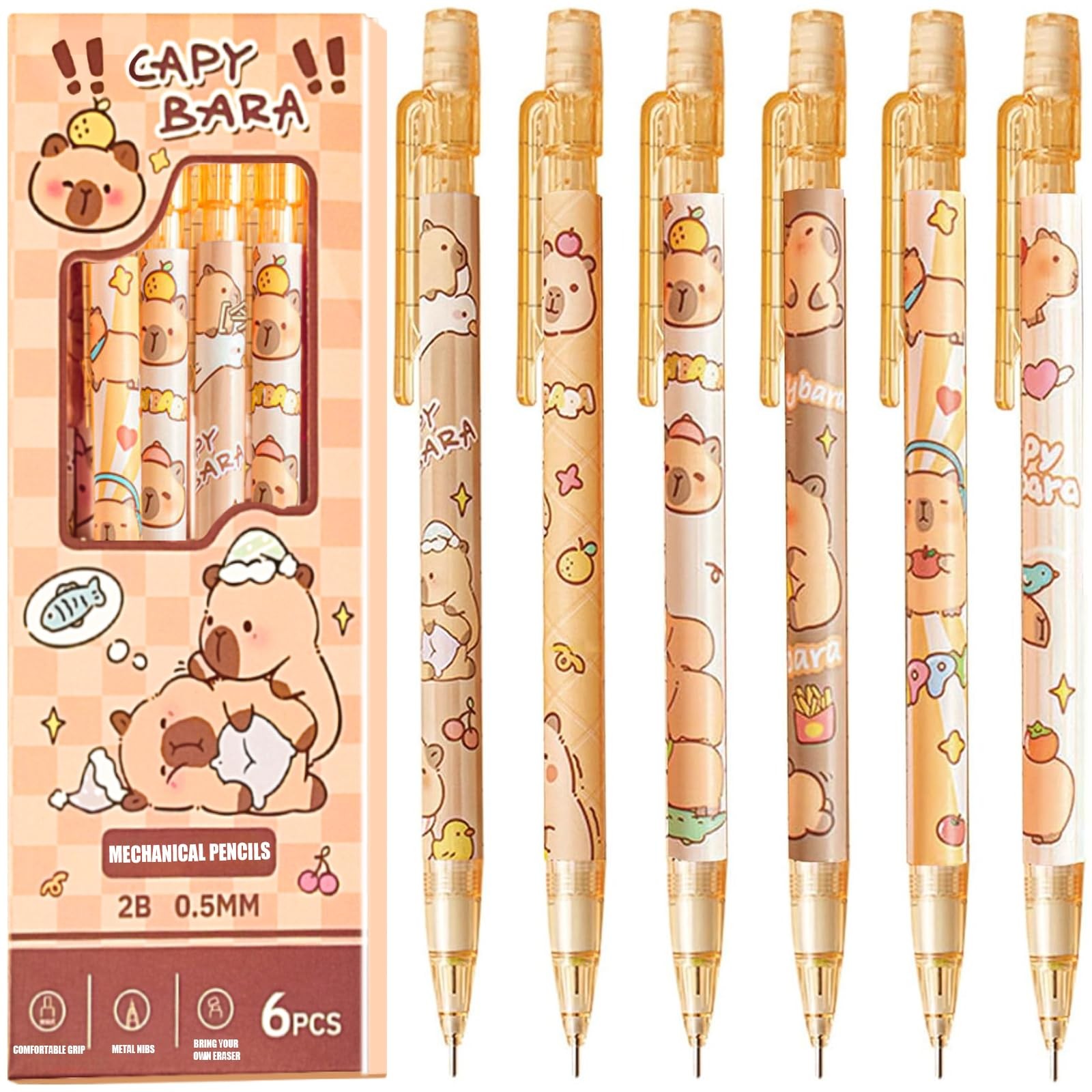 Cute Capybara School Supplies Stationery Set Kawaii Stationery Birthday Gifts…