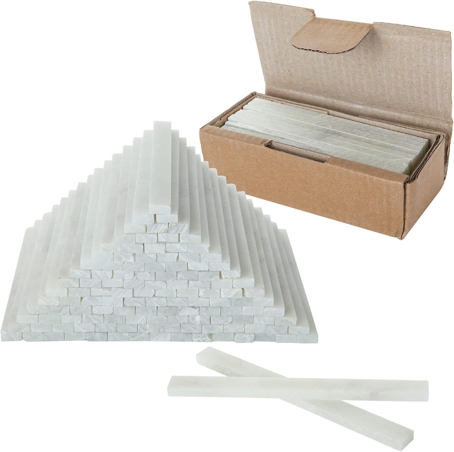 Eco-Friendly 108Pc Flat Soapstone Chalk Set for Precise Marks on Steel and Iron