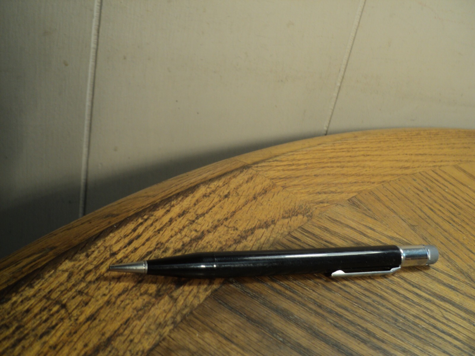 Vintage Autopoint Mechanical Pencil Black Body & Tip 5-11/16″ Long
