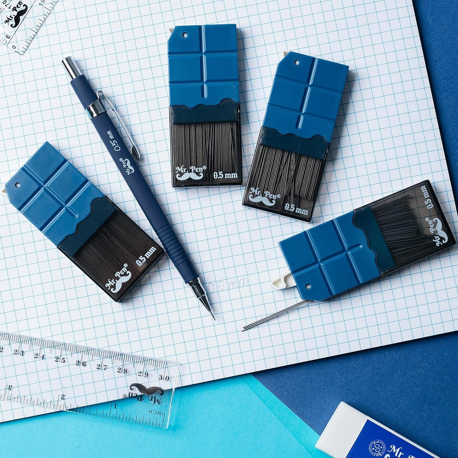 Versatile 0.5 mm Mechanical Pencil Lead Refills – 600 High-Quality HB Leads