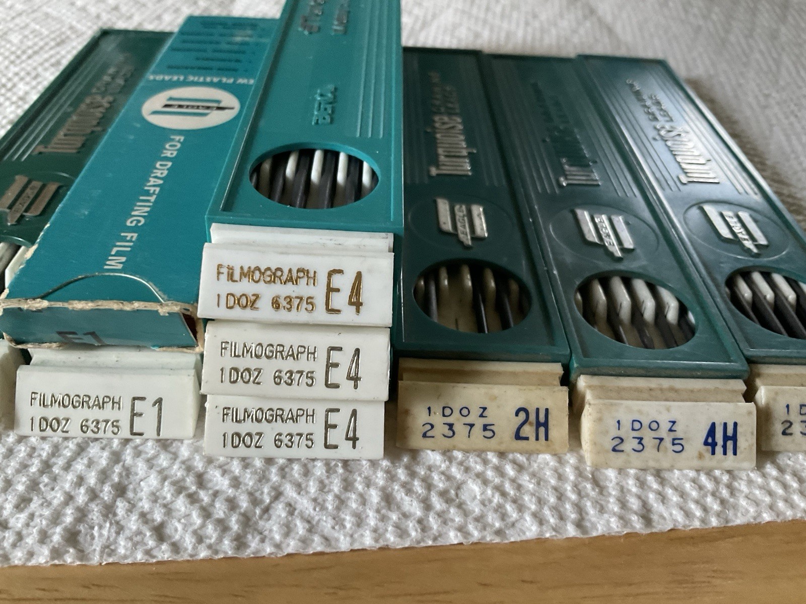Turquoise Berol Drawing Leads 2375 & 6375 Asst.Quantities Lot 9 Pkgs