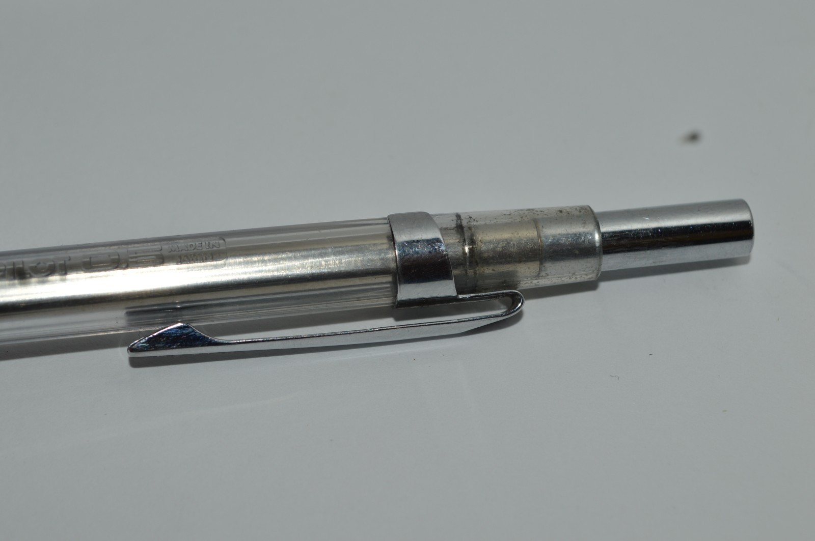 PILOT Automatic Pencil 0.5mm Transparent Body Made In Japan Rare HTF