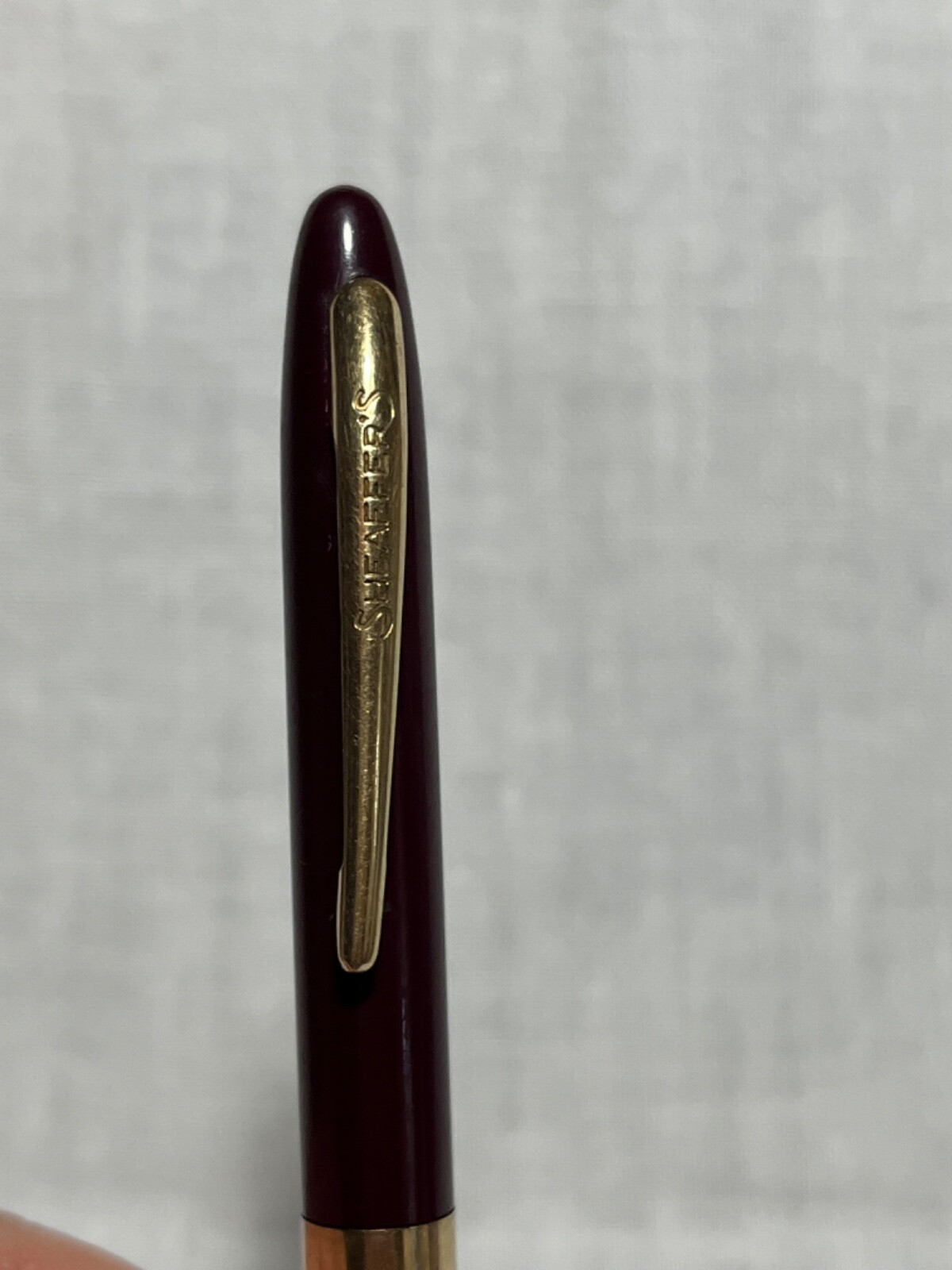 Vintage Sheaffer’s Made in The USA Burgundy Mechanical Pencil 14k