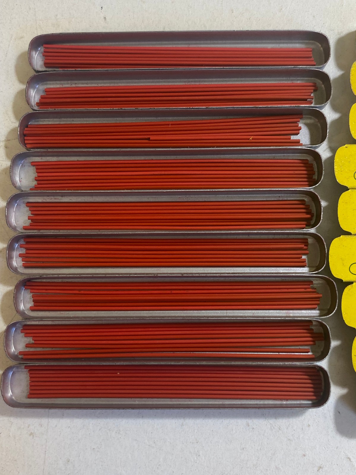 W.A Sheaffer’s Fineline Thin Leads Red F15 Mechanical Pencil Leads Lot of 9