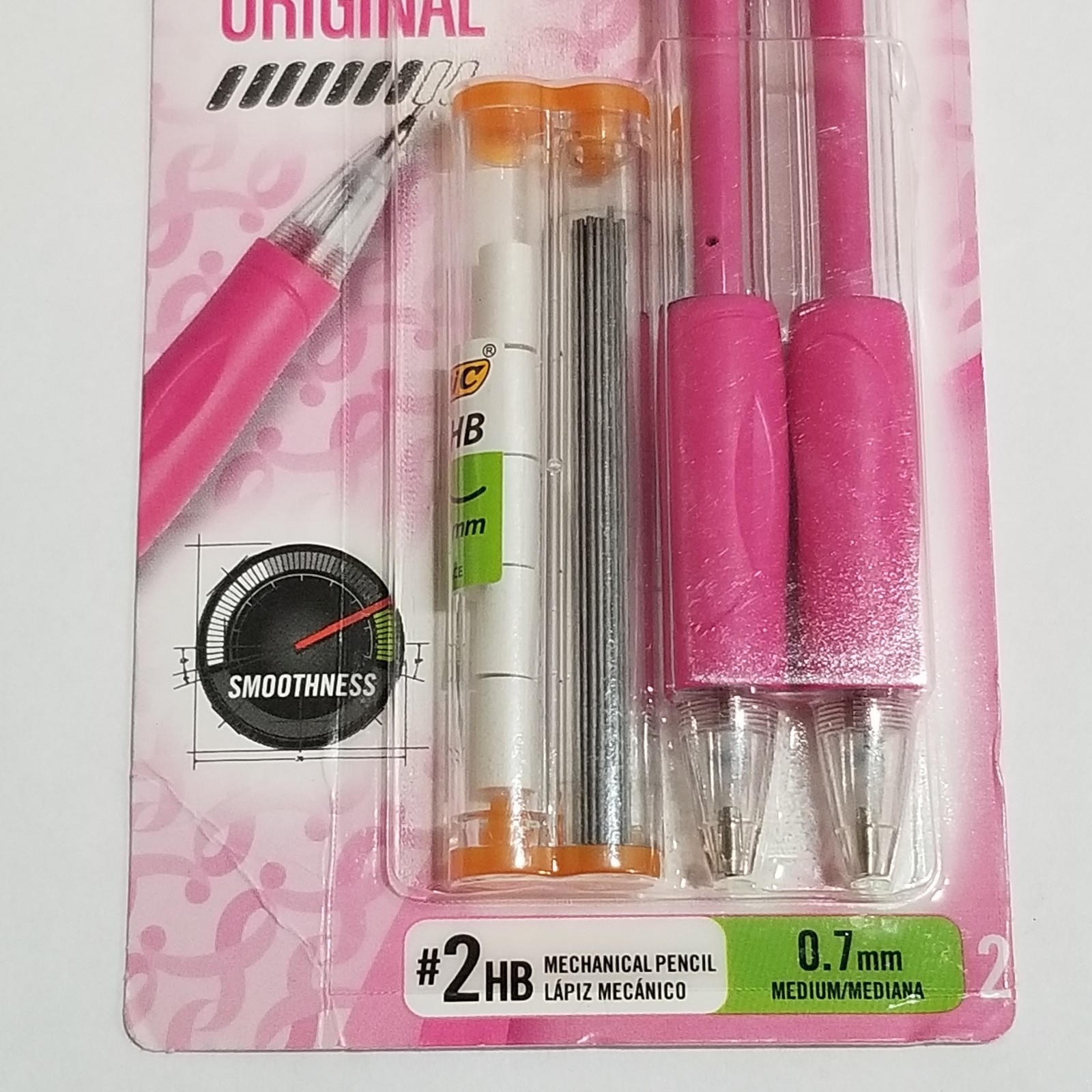 Bic Velocity Susan G Komen for the Cure #2 0.7mm Mechanical Pencil Set Pink