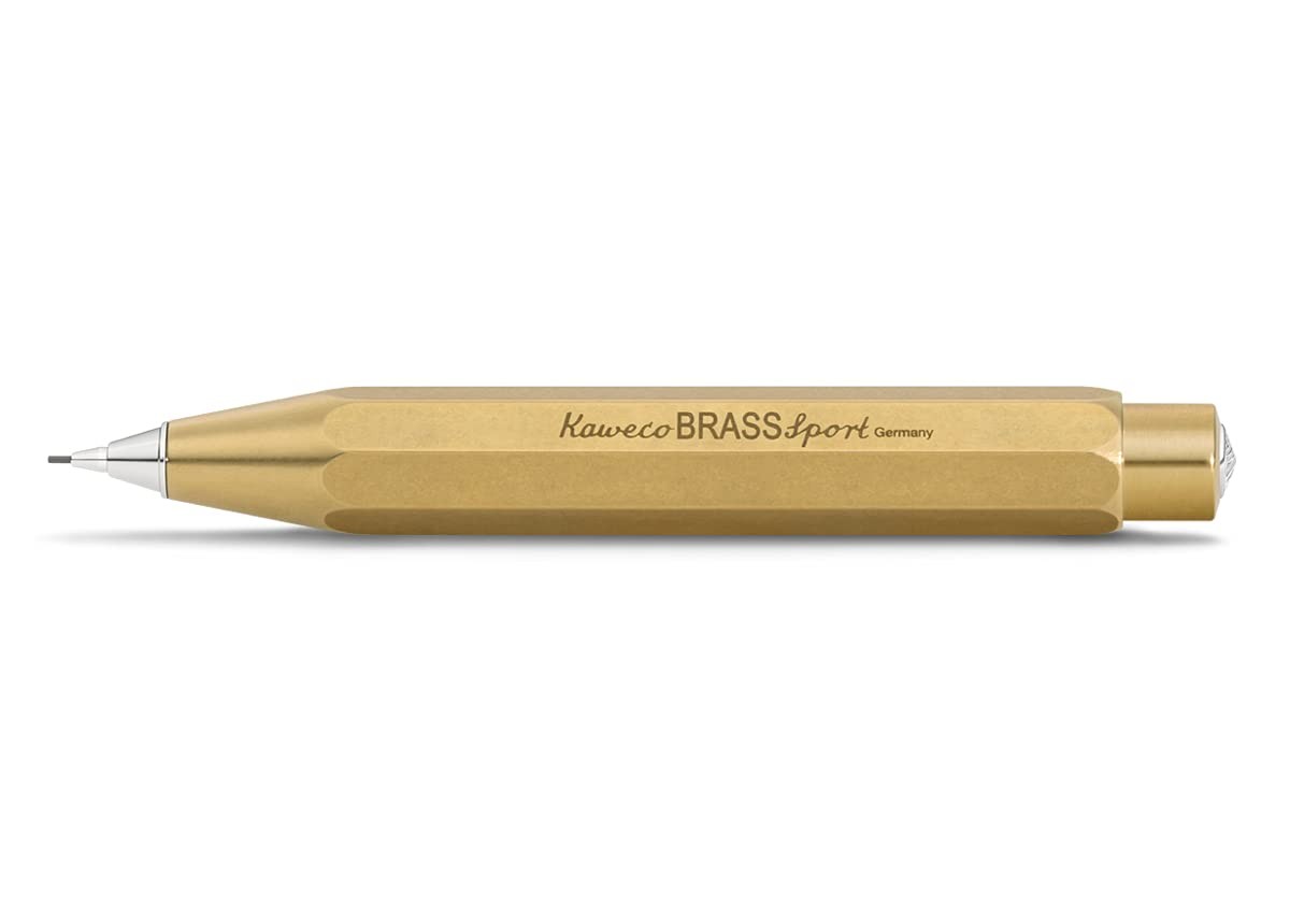 Kaweco BRSP-BR Brass Sport Mechanical Pencil 0.7mm Retractable HB