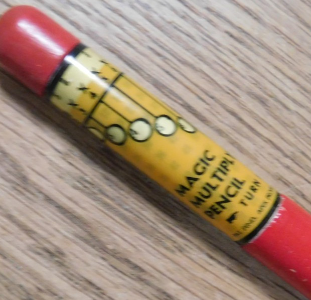 VINTAGE DESK OFFICE APEX 6 1/4″ LONG MAGIC MULTIPLYING MECHANICAL LEAD PENCIL