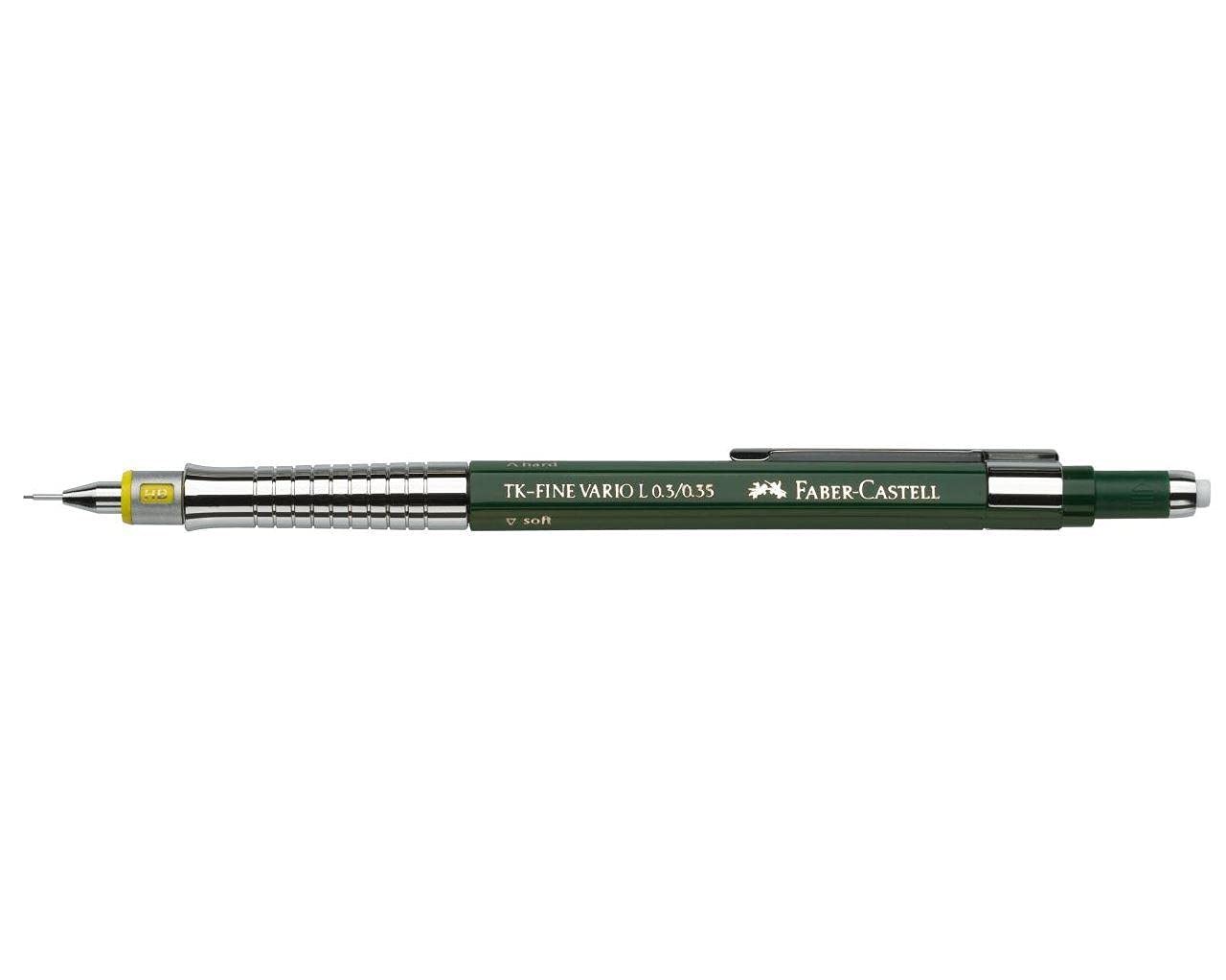 Faber Castell Mechanical Pencil, TK Fine Vario, 1 Count (Pack of 1), ブラック