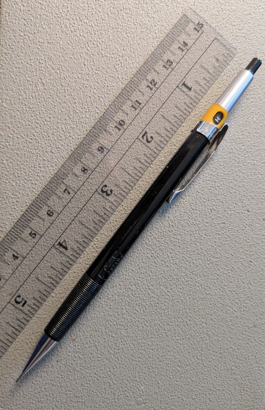 Pentel GRAPH Mechanical Pencil Japan – Pristine – Hardness Ring – w/ Pentel Lead