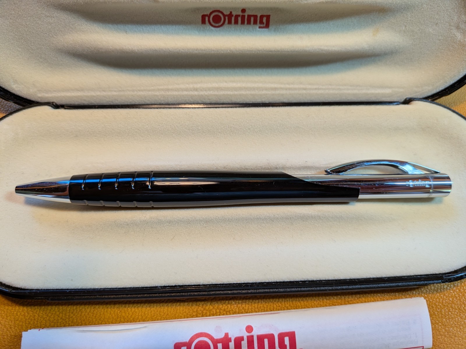 ROTRING Initial Mechanical Pencil 0.7mm – Black and Silver – Germany – NOS