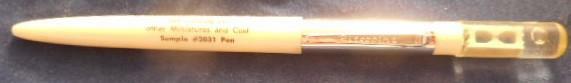 B1003 CONCRETE BLOCK IN FLUID RITEPOINT BALLPOINT PEN NOS SAMPLE