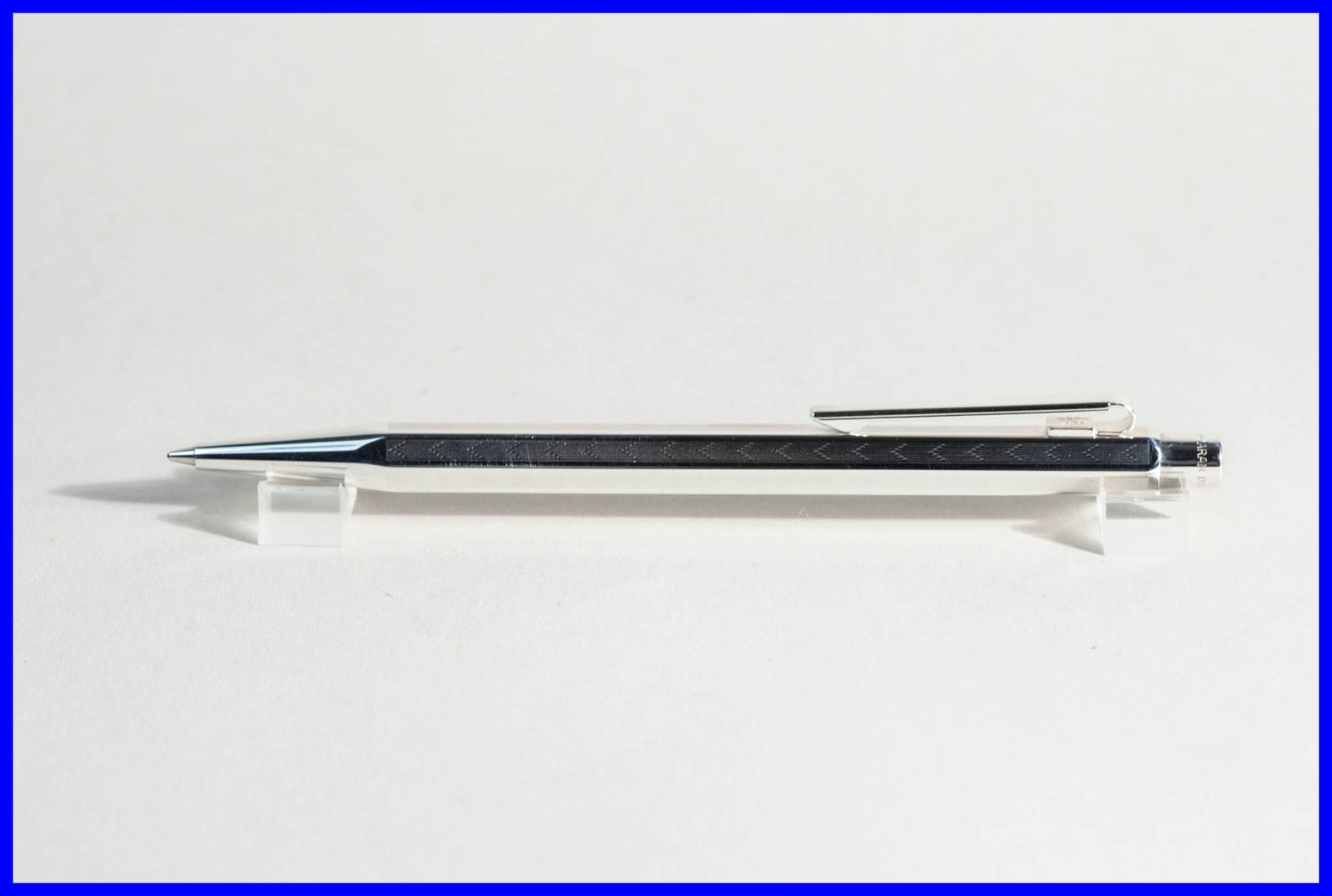 Ecridor in Silver Noble & Perfect Caran d’Ache 0.7 mm Lead Push Pencil