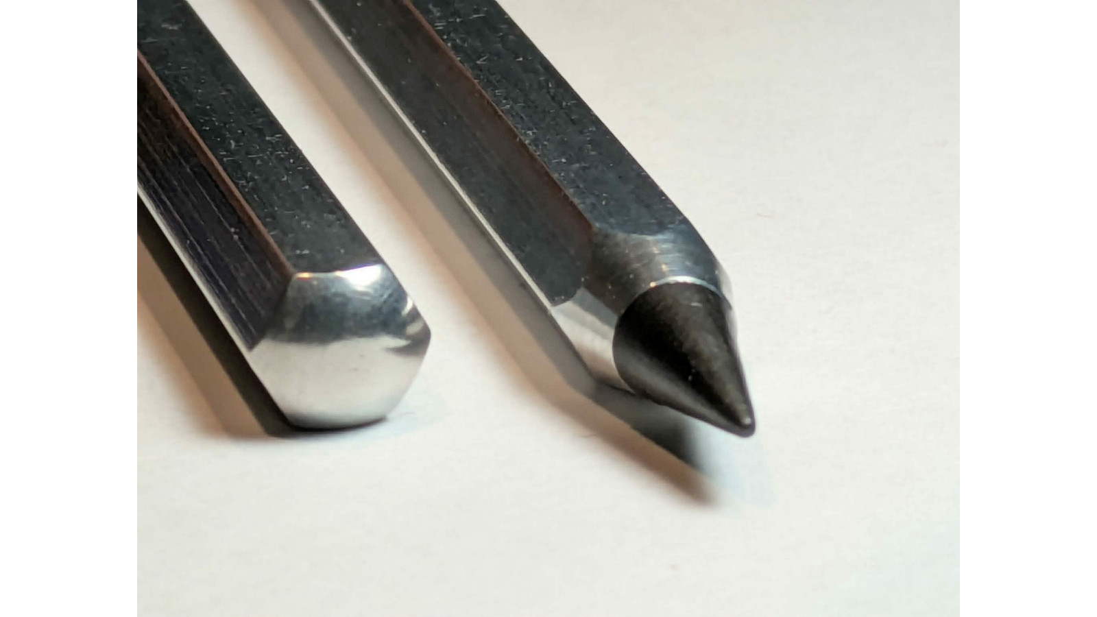 Everlasting Hex Aluminum Pencil — Includes 2 Spare Tips