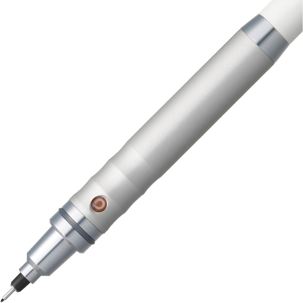 -Ball Kuru Toga High Grade Auto Lead Rotation Mechanical Pencil, 0.5 Mm, White B
