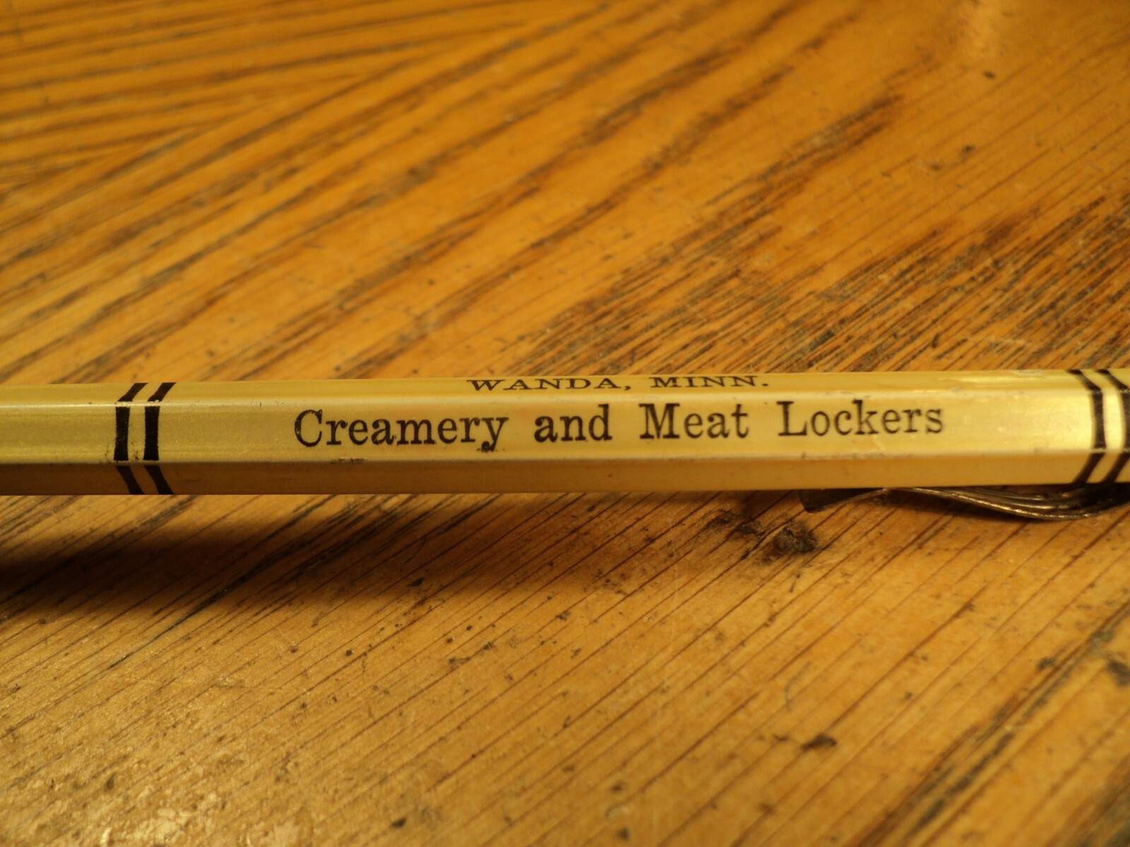 Vintage ADGiF Mechanical Pencil Advertising Seasons Greetings Wanda Creamery