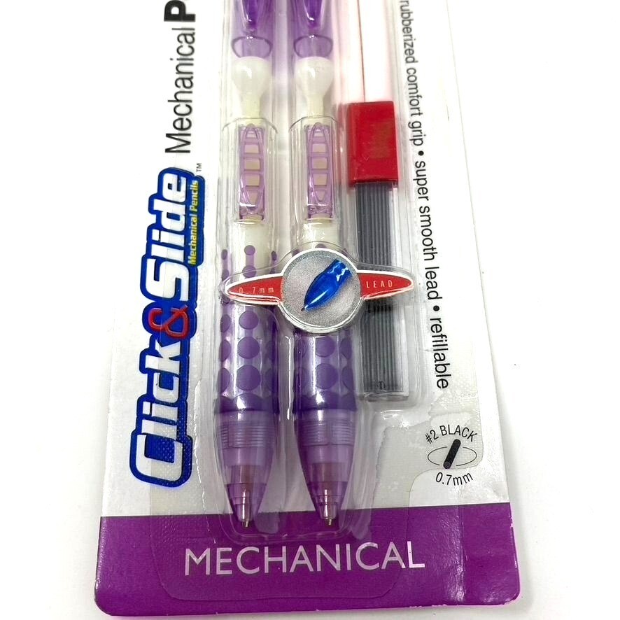 RoseArt Click & Slide Mechanical Pencils 0.7mm #2 Black Lead