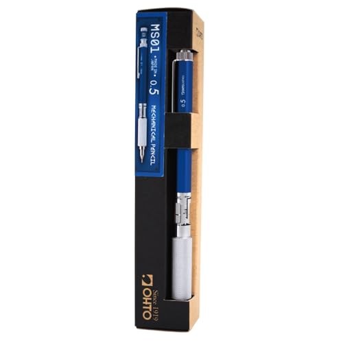OHTO Mechanical Graphite Pencil for Drafting MS01 Blue MS01-SP5-BL