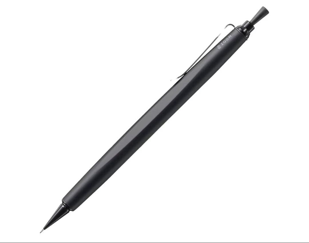 [With translation] ZOOM Mechanical Pencil 0.5mm Matte Full Black