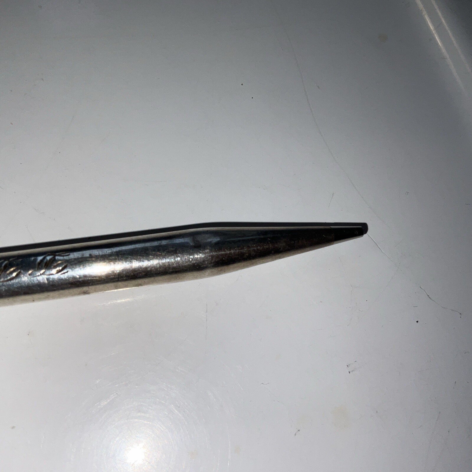 Vintage Wahl Eversharp Ring Top Floral Sterling Silver Mechanical Twist Pencil.