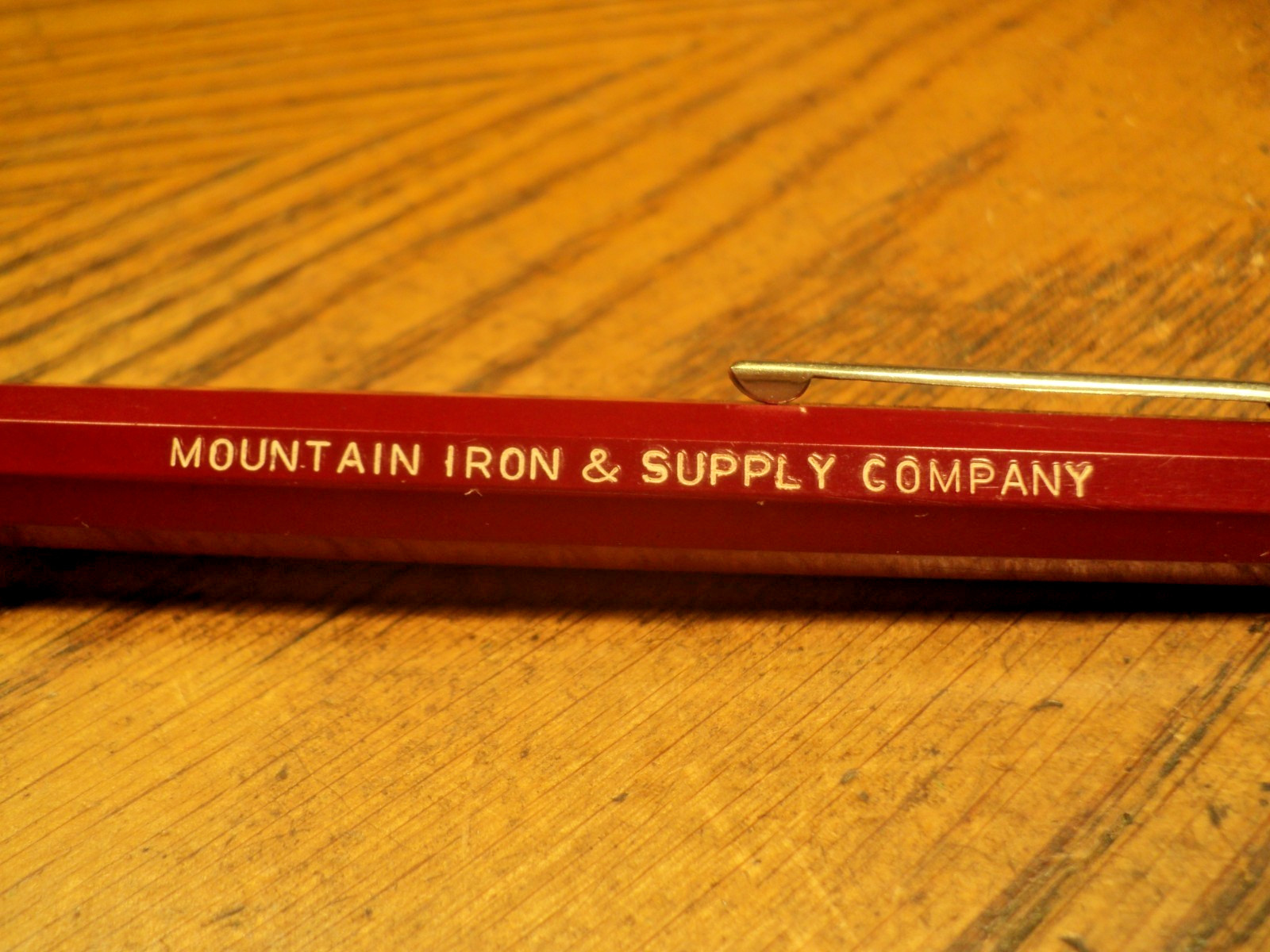 Vintage Autopoint Mechanical Pencil Mountain Iron & Supply Co. 5-5/8″ Long USA