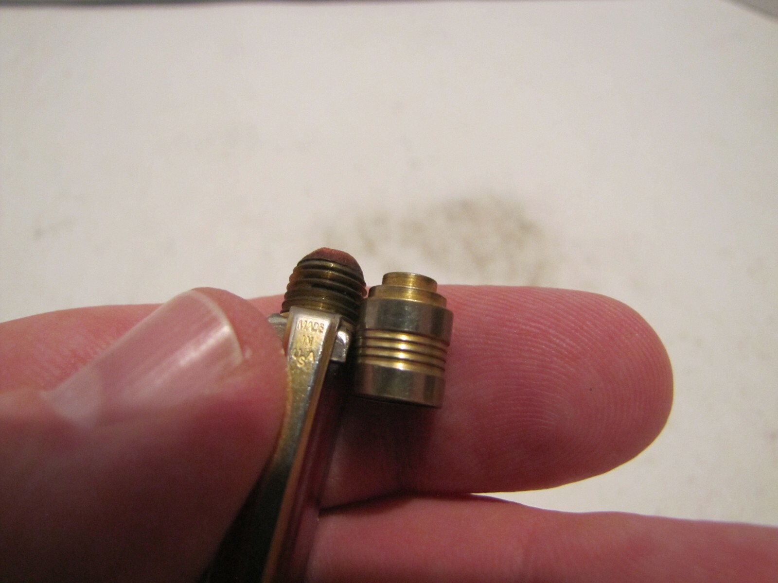 VINTAGE RARE UNMARKED SHELL CHEMICAL CORP. SHELL GAS MECHANICAL PENCIL USED