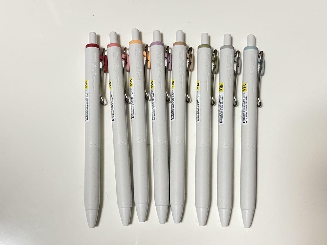 Mitsubishi Pencil Uni-ball One 0.38mm 8-color set
