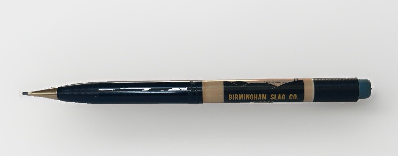 Vtg 1930’s Sheaffer Fineline Mechanical Pencil Advertising BIRMINGHAM SLAG CO.