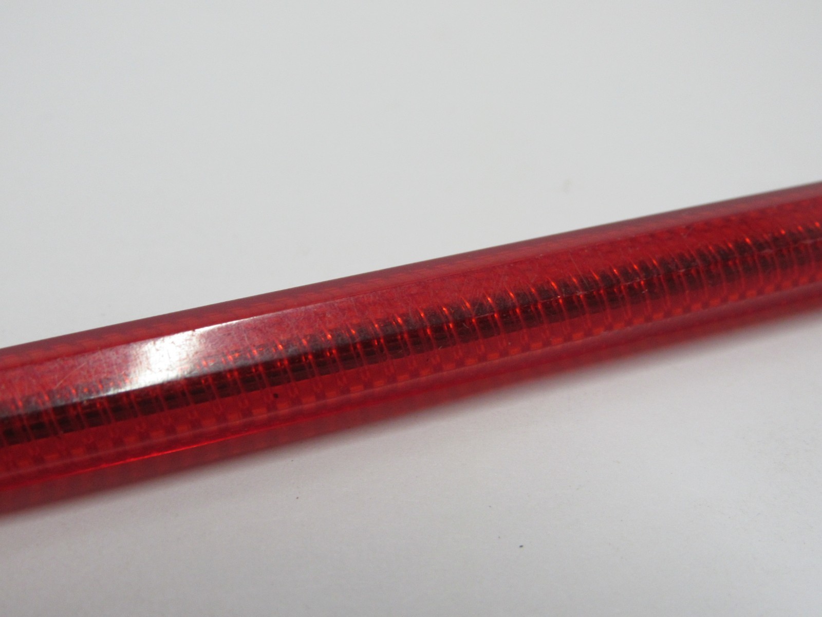 Scripto Vintage Transparent Red Mechanical Pencil W/ Eraser working #H1-15