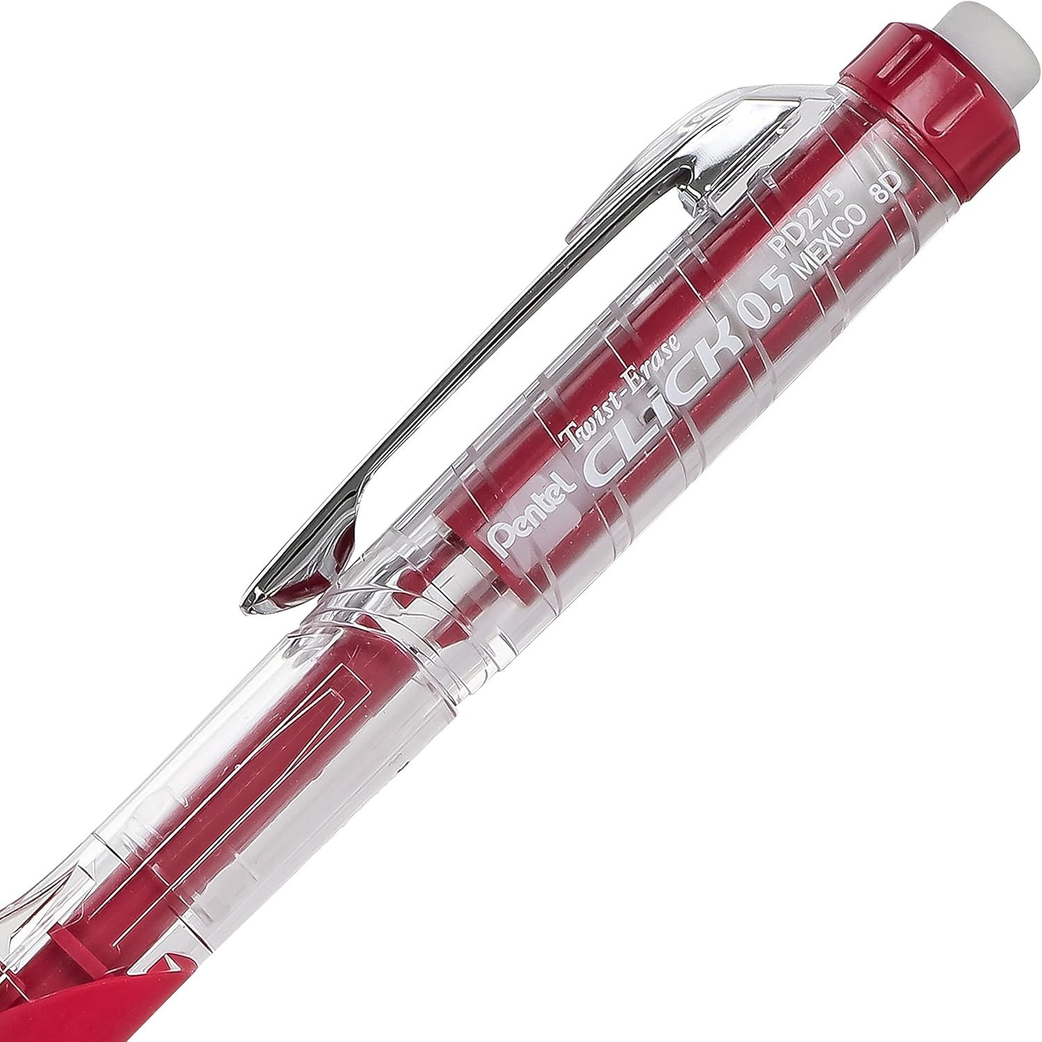 Twist-Erase Click Mechanical Pencil – 0.5mm with Stylish Color Accents – 2 Pack