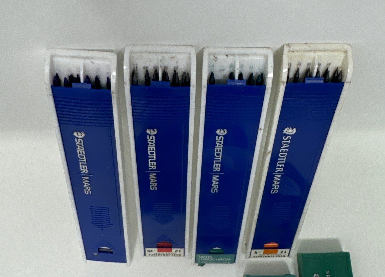 Vintage Staedtler Mars And Eagle Turquoise Lead Mixed Lot
