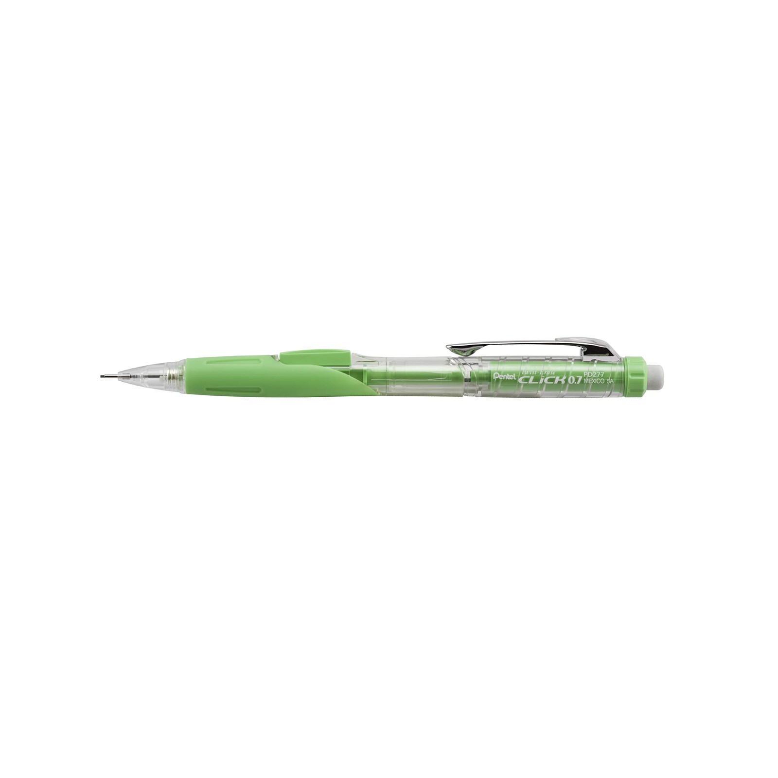Pentel Twist-Erase CLICK Mechanical Pencil, 12 Count (Pack of 1), Lime Green