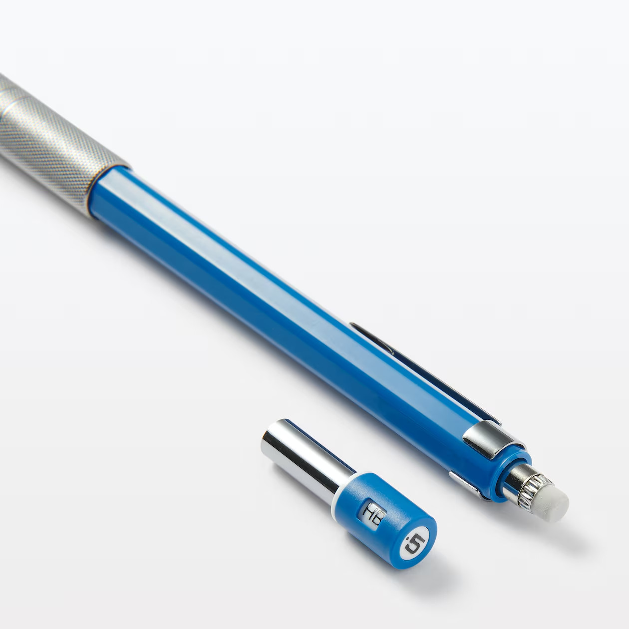 New Muji Low Center of gravity Mechanical Pencil 0.5mm Blue Color