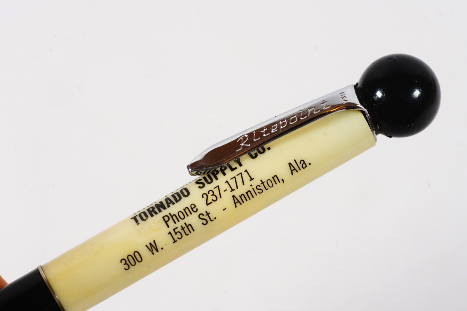 Anniston Alabama Tornado Supply Co 8 Ball Back Ritepoint Mechanical Pencil