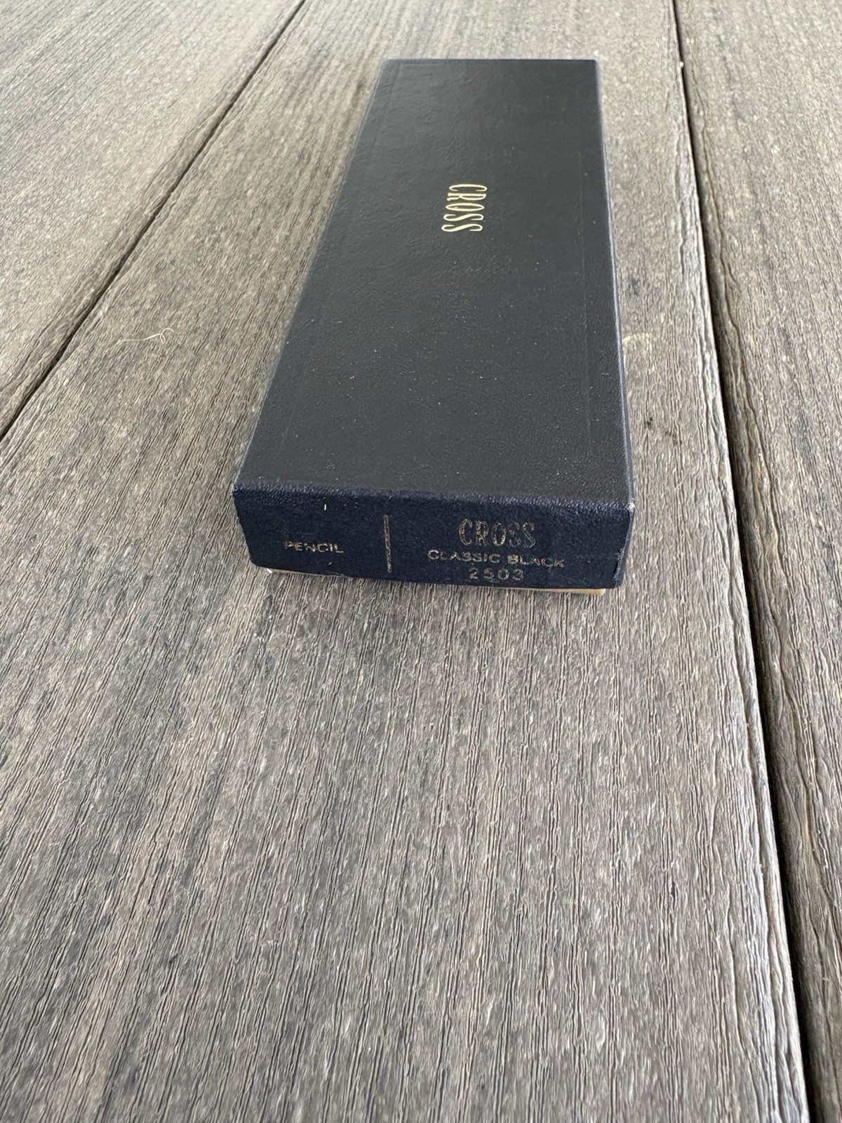 Cross Classic Black 2503 Carrier Advertising (stick on) Pencil In Box NOS 1982
