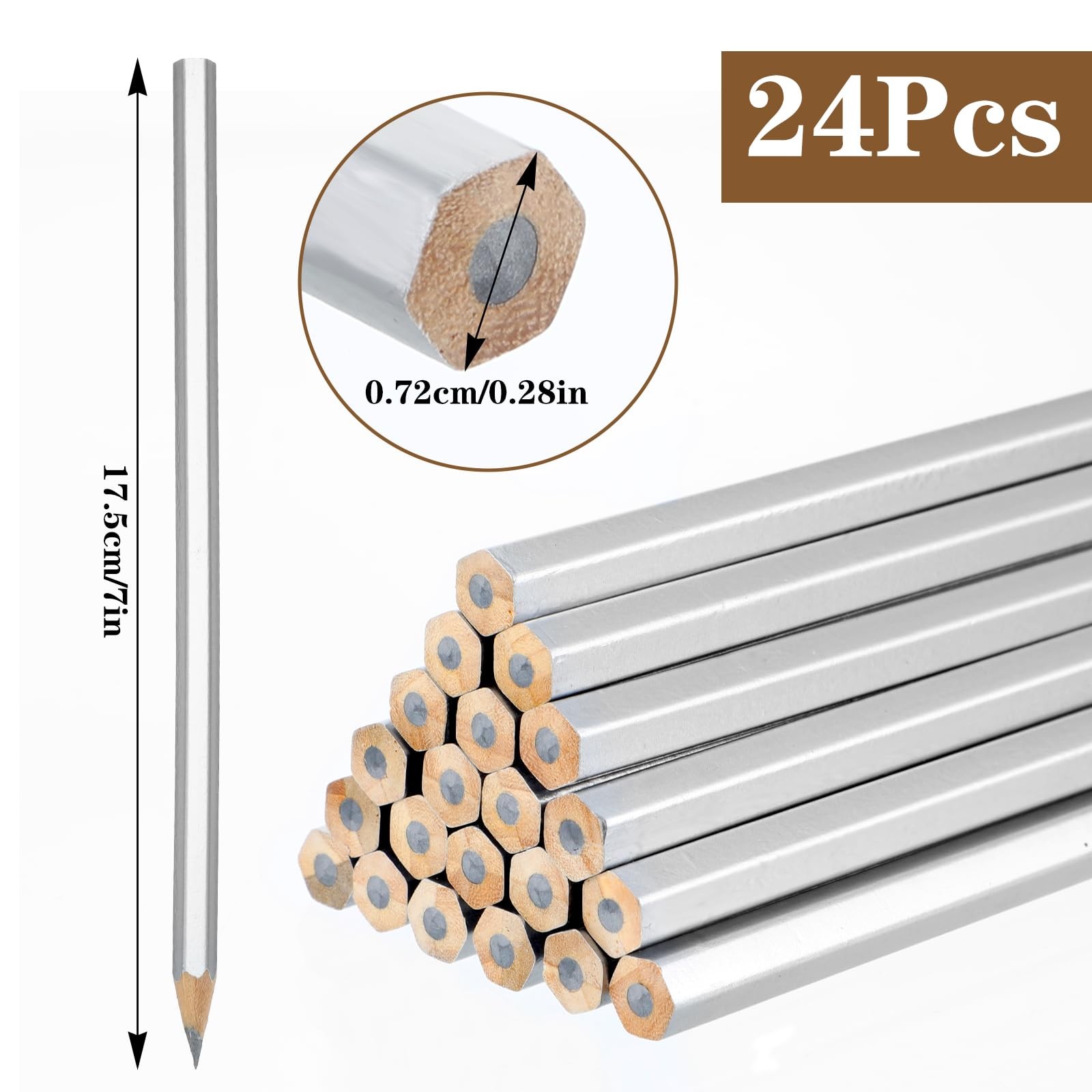 HaiFafafaing 24 Pack Silver Streak Welders 1 Count (Pack of 24),