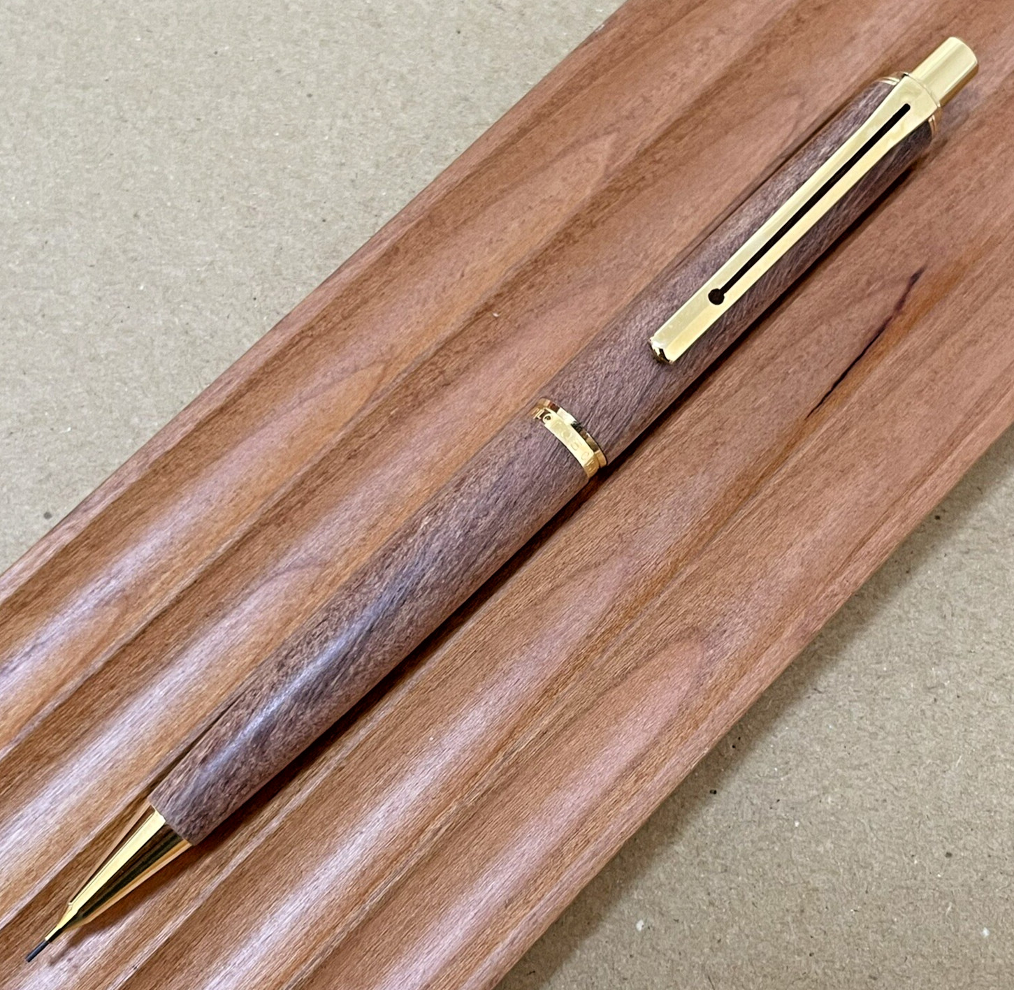 Pilot Drafting Mechanical Pencil Custom Grandee Maple Wood Barrel Made in Japan