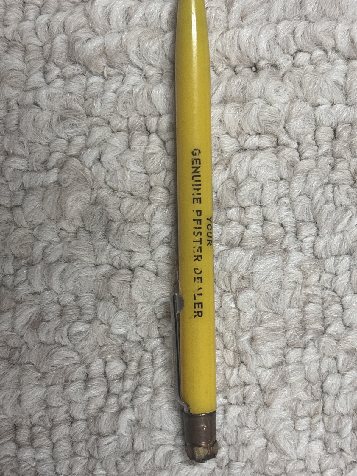 P.A.G. Mechanical Pencil Compliments Of Your Genuine Pfister dealer, (vintage)
