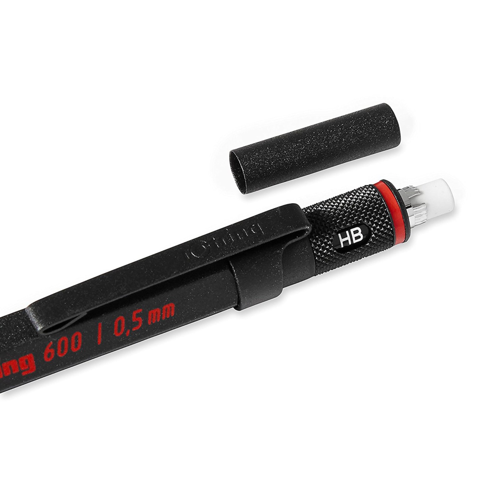Rotring 600 Mechanical Pencil, 0.5 mm, Black – Perfect for 0.5mm,