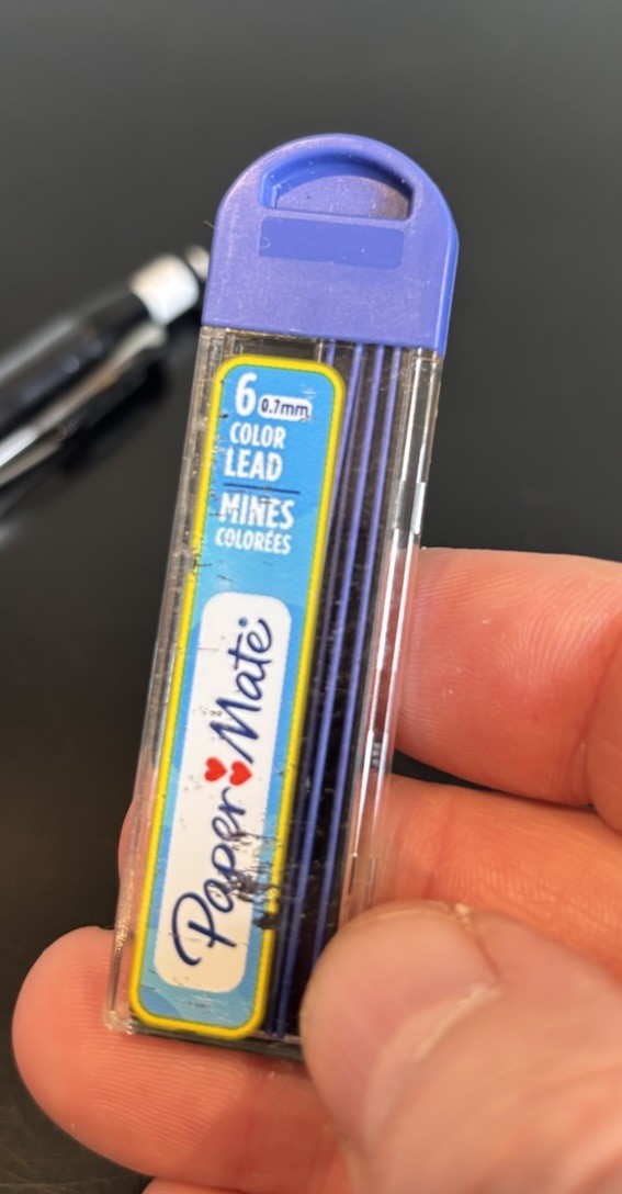 Uni Ball Mechanical Pencil 12 Refill Lead Tubes 0.7 Paper Mate Color Pentel 0.5