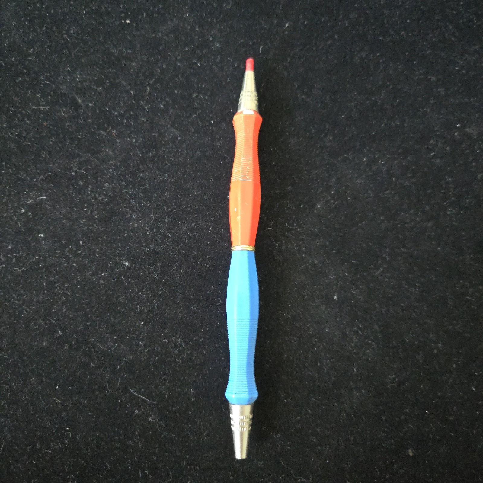 Vintage Zaner Bloser Mechanical Pencil Wax Red/ Blue