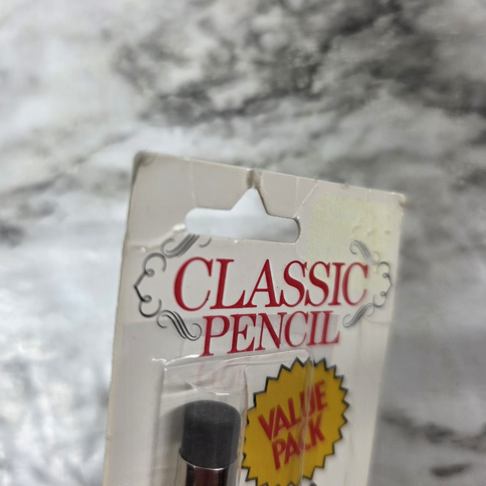 Vtg Scripto Long Lead Pencil & Lead Pack B319 NOS Red Clear 1985 New Old Stock