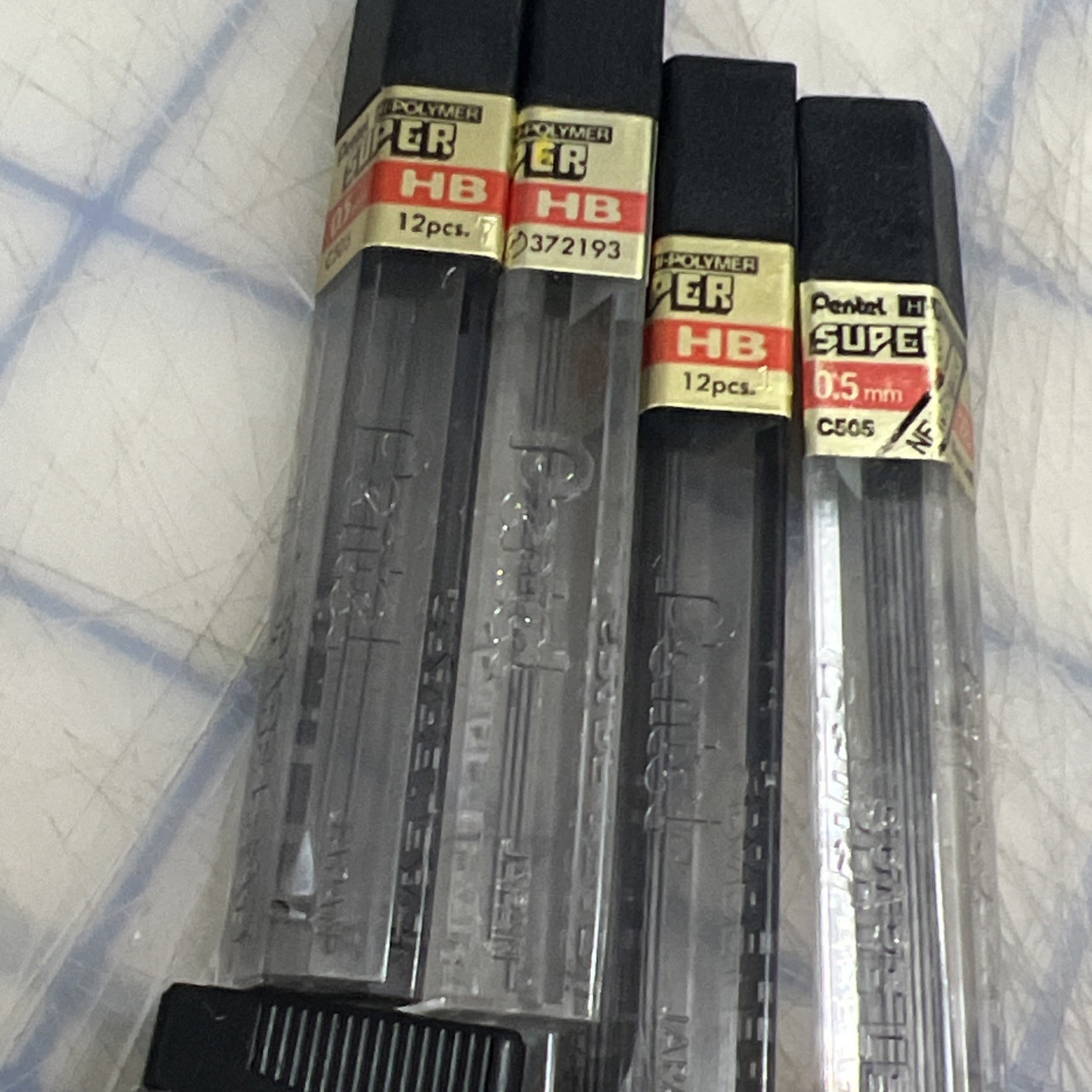 Vintage Pentel PS315 0.5mm Mechanical Pencil With Some Leads And Blum eraser